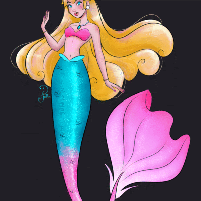 Mermaid Peach